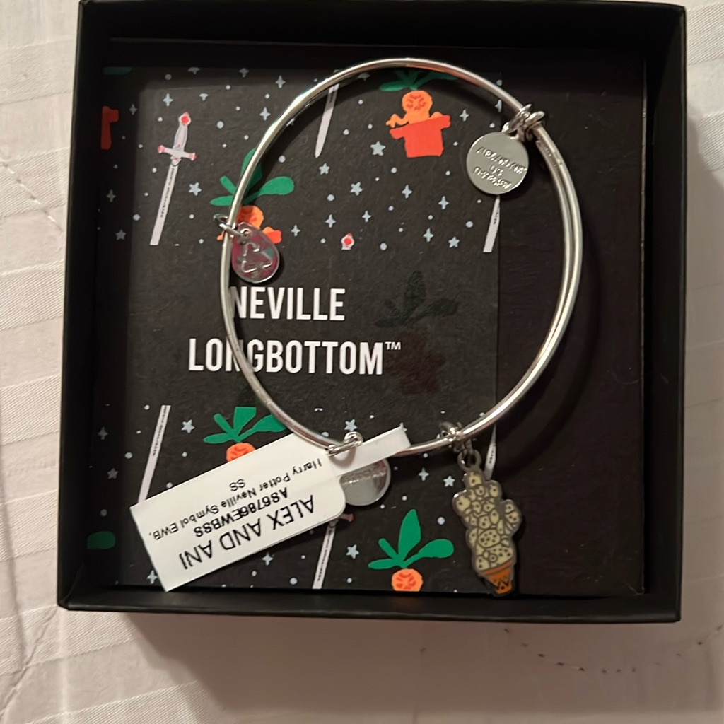 Nwt Alex And Ani Harry Potter Collection Neville Cactus Charm Bracelet 20$